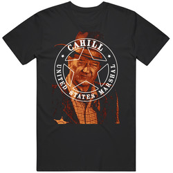 Cahill John Wayne Movie Black MENS SIZE LARGE T Shirt Cahill John Wayne Movie Black MENS SIZE LARGE T Shirt