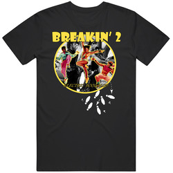 Breakin 2 Electric Boogaloo Movie Black MENS SIZE LARGE T Shirt