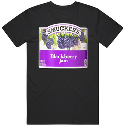 Smuckers Blackberry Jam Cool Halloween Costume Black MENS SIZE LARGE T Shirt Smuckers Blackberry Jam Cool Halloween Costume Black MENS SIZE LARGE T Shirt