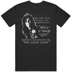 Waynes World Alice Cooper Movie Quote Black MENS SIZE LARGE T Shirt Waynes World Alice Cooper Movie Quote Black MENS SIZE LARGE T Shirt