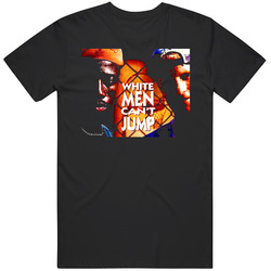 White Men Can't Jump Black MENS SIZE LARGE T Shirt White Men Can't Jump Black MENS SIZE LARGE T Shirt