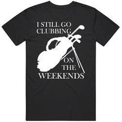 I Still Go Clubbing On The Weekends Funny Golf Golfer Black MENS SIZE LARGE T Shirt I Still Go Clubbing On The Weekends Funny Golf Golfer Black MENS SIZE LARGE T Shirt