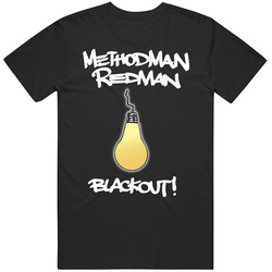 Methodman Redman Blackout Retro Black MENS SIZE LARGE T Shirt Methodman Redman Blackout Retro Black MENS SIZE LARGE T Shirt