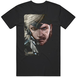 Metal Gear Rising Solid Video Game Black MENS SIZE LARGE T Shirt