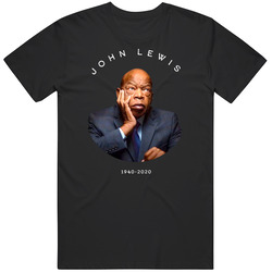 John Lewis Civil Rights 1940 2020 Black MENS SIZE LARGE T Shirt John Lewis Civil Rights 1940 2020 Black MENS SIZE LARGE T Shirt