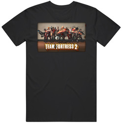 Team Fortress 2 Video Game Black MENS SIZE LARGE T Shirt Team Fortress 2 Video Game Black MENS SIZE LARGE T Shirt