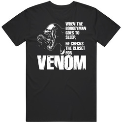 Venom Spiderman Comic Cartoon Black MENS SIZE LARGE T Shirt Venom Spiderman Comic Cartoon Black MENS SIZE LARGE T Shirt