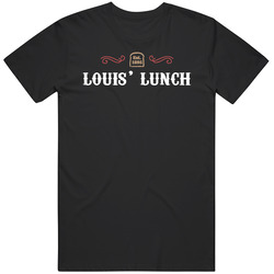 Louis' Lunch Restaurant Connecticut's Most Famous Restaurant Black MENS SIZE LARGE T Shirt Louis' Lunch Restaurant Connecticut's Most Famous Restaurant Black MENS SIZE LARGE T Shirt