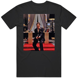 Say Hello To My Little Friend Scarface 1983 Black MENS SIZE LARGE T Shirt Say Hello To My Little Friend Scarface 1983 Black MENS SIZE LARGE T Shirt