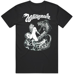 Whitesnake Rock Black MENS SIZE LARGE T Shirt Whitesnake Rock Black MENS SIZE LARGE T Shirt