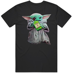 Baby Yoda The Child Mandalorian Jameson Irish Whiskey Alcohol Drink Black MENS SIZE LARGE T Shirt Baby Yoda The Child Mandalorian Jameson Irish Whiskey Alcohol Drink Black MENS SIZE LARGE T Shirt