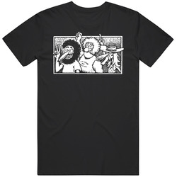 Furry Freak Brothers Hippie Comic 420 Black MENS SIZE LARGE T Shirt Furry Freak Brothers Hippie Comic 420 Black MENS SIZE LARGE T Shirt