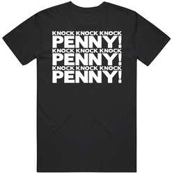 Knock Knock Penny Big Bang Theory Tv Black MENS SIZE LARGE T Shirt
