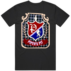 Rowdy Roddy Piper Piper's Pit Wrestling Black MENS SIZE LARGE T Shirt Rowdy Roddy Piper Piper's Pit Wrestling Black MENS SIZE LARGE T Shirt