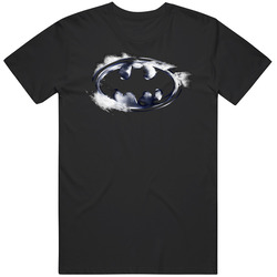 Batman Returns Logo Movie Comic Book Black MENS SIZE LARGE T Shirt Batman Returns Logo Movie Comic Book Black MENS SIZE LARGE T Shirt
