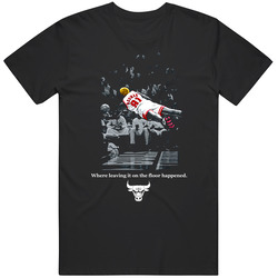 Dennis Rodman Rage Court Moment Basketball Cool Black MENS SIZE LARGE T Shirt Dennis Rodman Rage Court Moment Basketball Cool Black MENS SIZE LARGE T Shirt