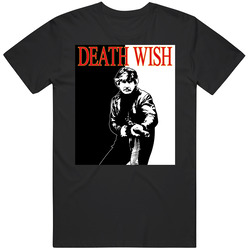 Charles Bronson Death Wish Retro Movie Black MENS SIZE LARGE T Shirt Charles Bronson Death Wish Retro Movie Black MENS SIZE LARGE T Shirt