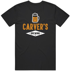Carver's Brewing Company Cool Personalized Party Black MENS SIZE LARGE T Shirt Carver's Brewing Company Cool Personalized Party Black MENS SIZE LARGE T Shirt