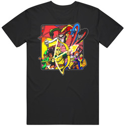 Dd Dungeons And Dragons Cartoon Retro Black MENS SIZE LARGE T Shirt Dd Dungeons And Dragons Cartoon Retro Black MENS SIZE LARGE T Shirt