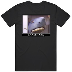 Land Shark Saturday Night Live Parody Shark Week Black MENS SIZE LARGE T Shirt Land Shark Saturday Night Live Parody Shark Week Black MENS SIZE LARGE T Shirt