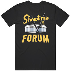 Showtime At The Forum Los Angeles Sports Arena Sports Fan Black MENS SIZE LARGE T Shirt Showtime At The Forum Los Angeles Sports Arena Sports Fan Black MENS SIZE LARGE T Shirt