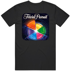 Trivial Pursuit Best Board Game Of All Time Players Black MENS SIZE LARGE T Shirt Trivial Pursuit Best Board Game Of All Time Players Black MENS SIZE LARGE T Shirt