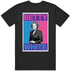 Betty White Miami Vice Black MENS SIZE LARGE T Shirt