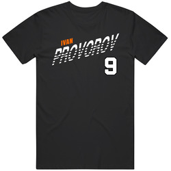 Ivan Provorov 9 Favorite Philadelphia Hockey Fan Cool Black MENS SIZE LARGE T Shirt Ivan Provorov 9 Favorite Philadelphia Hockey Fan Cool Black MENS SIZE LARGE T Shirt