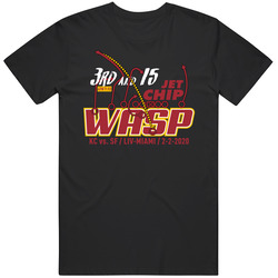 Jet Chip Wasp Patrick Mahomes Kansas City Football Quarterback Superbowl Play Black MENS SIZE LARGE T Shirt Jet Chip Wasp Patrick Mahomes Kansas City Football Quarterback Superbowl Play Black MENS SIZE LARGE T Shirt