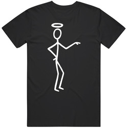 The Saint Tv Show Black MENS SIZE LARGE T Shirt