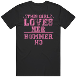 This Girl Loves Her Hummer H3 Car Enthusiast Black MENS SIZE LARGE T Shirt This Girl Loves Her Hummer H3 Car Enthusiast Black MENS SIZE LARGE T Shirt