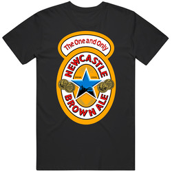 Newcastle Uk Beer Pub Black MENS SIZE LARGE T Shirt Newcastle Uk Beer Pub Black MENS SIZE LARGE T Shirt