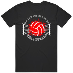 We Always Get It Up Volleyball Team Funny Team Name Sports Fan Black MENS SIZE LARGE T Shirt We Always Get It Up Volleyball Team Funny Team Name Sports Fan Black MENS SIZE LARGE T Shirt
