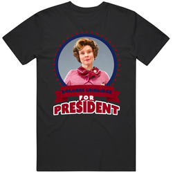Dolores Umbridge For President Greatest Villains Black MENS SIZE LARGE T Shirt Dolores Umbridge For President Greatest Villains Black MENS SIZE LARGE T Shirt