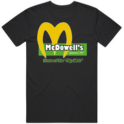 Coming To America Mcdowell's Black MENS SIZE LARGE T Shirt Coming To America Mcdowell's Black MENS SIZE LARGE T Shirt