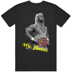 Mr Perfect Curt Hennig Wrestling Legend Black MENS SIZE LARGE T Shirt Mr Perfect Curt Hennig Wrestling Legend Black MENS SIZE LARGE T Shirt