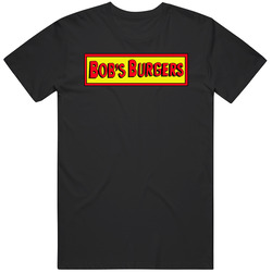 Bob's Burger Tv Sitcome Black MENS SIZE LARGE T Shirt Bob's Burger Tv Sitcome Black MENS SIZE LARGE T Shirt