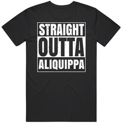 Straight Outta Aliquippa Pennsylvania City Compton Parody Grunge Black MENS SIZE LARGE T Shirt Straight Outta Aliquippa Pennsylvania City Compton Parody Grunge Black MENS SIZE LARGE T Shirt