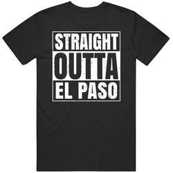Straight Outta El Paso Illinois City Compton Parody Grunge Black MENS SIZE LARGE T Shirt Straight Outta El Paso Illinois City Compton Parody Grunge Black MENS SIZE LARGE T Shirt