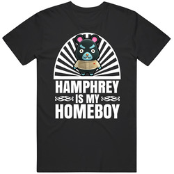 Hamphrey Is My Homeboy Animal Crossing New Horizons Character Video Game Fan Black MENS SIZE LARGE T Shirt Hamphrey Is My Homeboy Animal Crossing New Horizons Character Video Game Fan Black MENS SIZE LARGE T Shirt