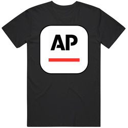Ap Associated Press App Logo Black MENS SIZE LARGE T Shirt Ap Associated Press App Logo Black MENS SIZE LARGE T Shirt