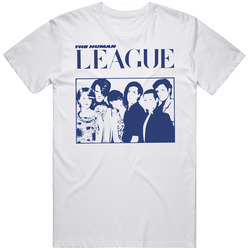 The Human League Synth Pop Music Mens Size Large White T Shirt The Human League Synth Pop Music Mens Size Large White T Shirt