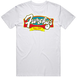 Frenchy's World Best Southern Restaurants Fan Mens Size Large White T Shirt Frenchy's World Best Southern Restaurants Fan Mens Size Large White T Shirt