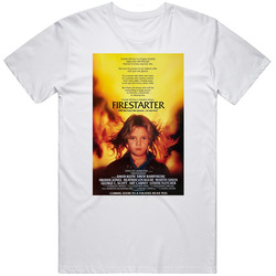 Firestarter Retro Movie Fan Mens Size Large White T Shirt Firestarter Retro Movie Fan Mens Size Large White T Shirt