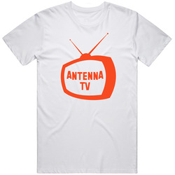 Antenna Tv Channel Cool Television Station Logo Mens Size Large White T Shirt Antenna Tv Channel Cool Television Station Logo Mens Size Large White T Shirt