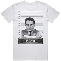 Carlo Gambino Mafia Mugshot Police Department Mens Size Large White T Shirt Carlo Gambino Mafia Mugshot Police Department Mens Size Large White T Shirt