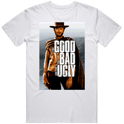 The Good The Bad And The Ugly Clint Eastwood Western Movie Fan Mens Size Large White T Shirt The Good The Bad And The Ugly Clint Eastwood Western Movie Fan Mens Size Large White T Shirt