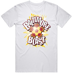 Baltimore Blast Major League Indoor Soccer Club Alt Logo T Shirt Baltimore Blast Major League Indoor Soccer Club Alt Logo T Shirt