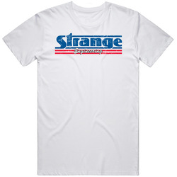 Strange Engineering Auto Automobile Car Truck Motorcycle Parts Cool Distressed Style Brand Logo Emblem Mens Size Large White T Shirt Strange Engineering Auto Automobile Car Truck Motorcycle Parts Cool Distressed Style Brand Logo Emblem Mens Size Large White T Shirt