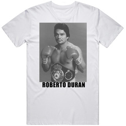 Roberto Duran Boxing Mens Size Large White T Shirt Roberto Duran Boxing Mens Size Large White T Shirt
